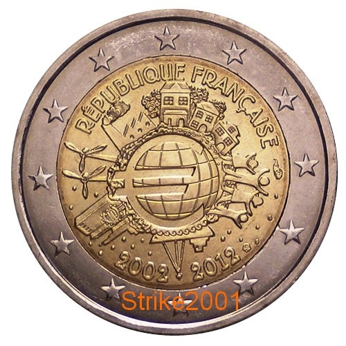 Euro commemorativo francia - 2,