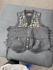 Harley Davidson gilet in pelle