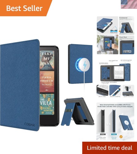 Smart dark blue kindle case - blue,