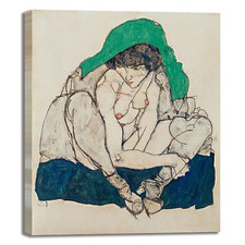 Schiele donna accovacciata 2