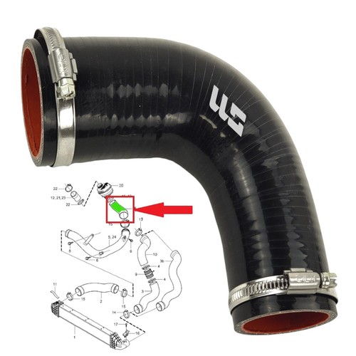 Tubo turbo intercooler - tubo,