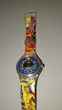 SWATCH AUTOMATIC SAZ 103 STOCKHOLM 1912 - OLYMPIC GAMES 1996 Nuovo Da Collezione