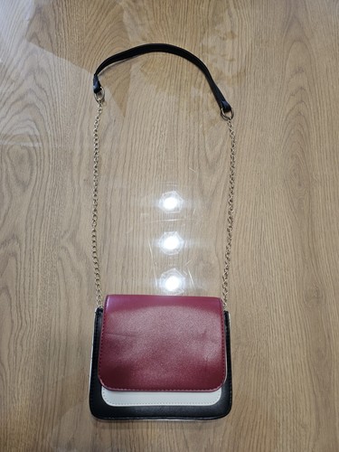 Borsa tracolla tricolore con - tracolla,