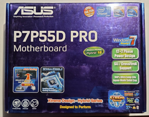 Asus p7p55d pro - asus, i7-860