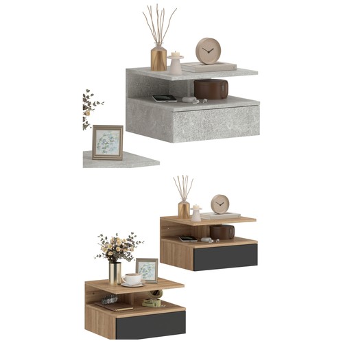 Homcom set comodini - set, di