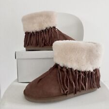 LOLA ESPELETA STIVALI INDIANINI SISLEY CAMEL AUSTRALIA NO UGG BOOTS