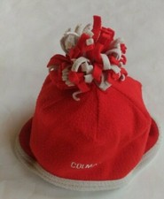 berretto colmar pile rosso pon pon junior bambino bambina