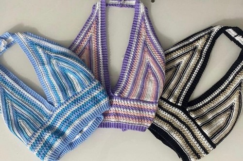 Top uncinetto donna - in,