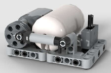 LEGO COMPRESSORE PNEUMATICO (aria, serbatoio, mini, pompa, interruttore, motore, tubo flessibile, auto, tecnica)