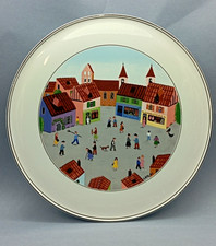 Villeroy & Boch, Design Naif, Piatto Torta : 30 Cm di Diametro Vetro  Porcellana