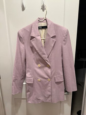 Blazer tuta donna Zara viola