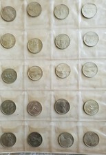 Monete italiane lotto 185 pezzi Tra Cui 60 Pz 500 Lire Argento