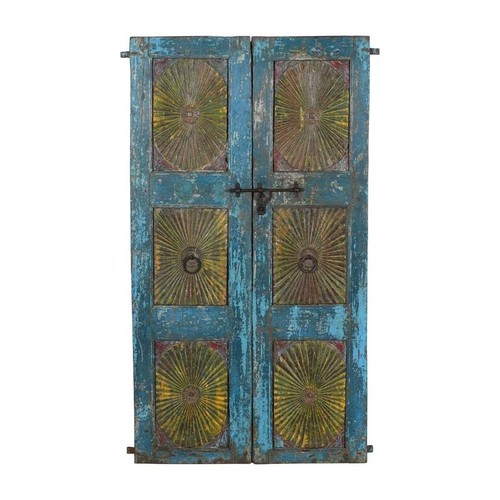 Antiche porte indiane dipinte