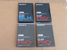 Lot of 4 SONY LC-60 ELCASET