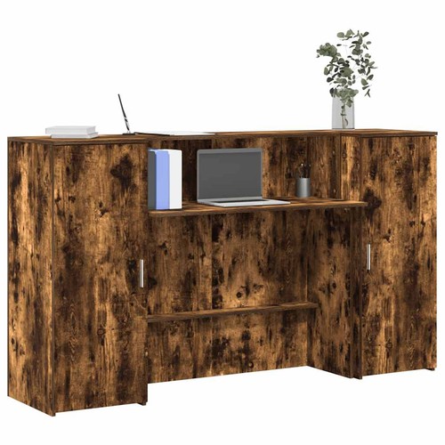 Banco reception legno antico - banco,