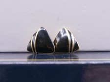 Orecchini triangolari trifari - orecchini,