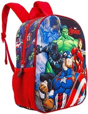 Avengers Black Panter Thanos Zainetto Zaino 3D Scuola Materna Asilo tempo Libero