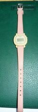 Orologio ragazzina CASIO al litium, plastica gialla e rosa - anni 70 - vintage