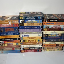 John Wayne VHS Lot Tape