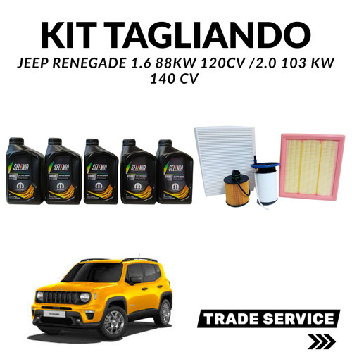 Kit tagliando jeep renegade - kit,