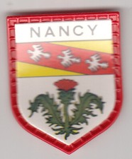 écusson badge blason armoiries REGILAIT ville province région NANCY 132