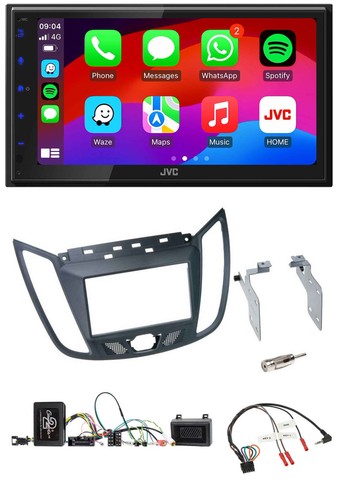 Jvc bluetooth usb volante - volante, 2din