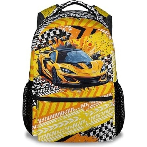 Zaino bambino giallo stampa