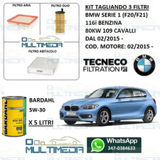 TAGLIANDO FILTRI OLIO BARDAHL