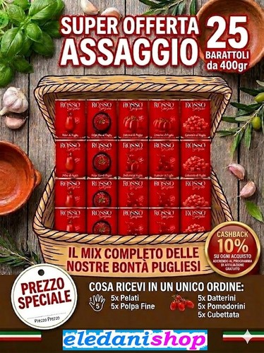 Offerta assaggio 400gr - 25,