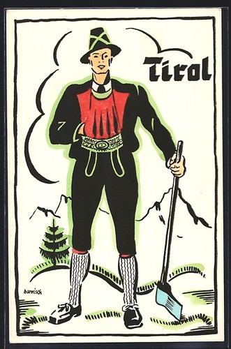 Cartolina giovane uomo - cartolina, in