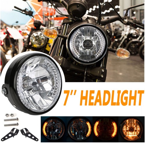 Faro led tondo - 7, pollici