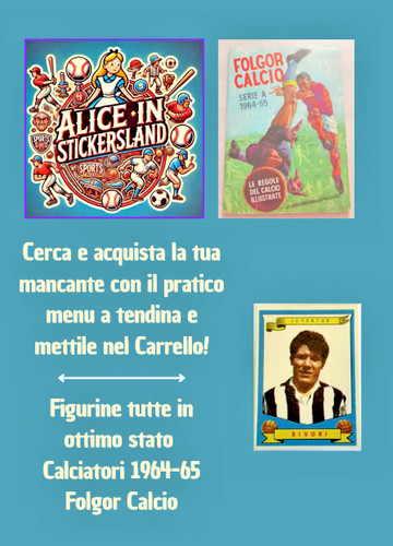 Figurina folgor calcio 1964 - figurina,
