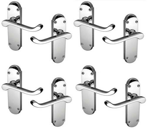 Maniglie per porte cromate