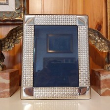 DEL CONTE Cornice Portafoto in Argento 925 massiccio per foto cm 13x18 - Usata