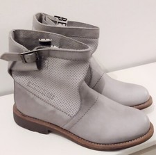 Bikkembergs Stivaletti Biker Grigio 5 EU 38 Pelle