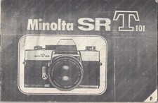 Minolta SRT 101 Instruction manual REPRINT *libretto vintage