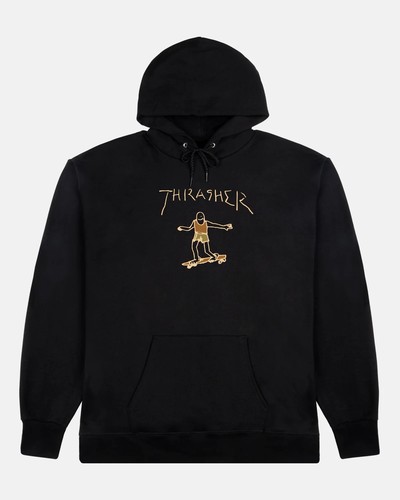 Felpa con cappuccio thrasher - felpa,