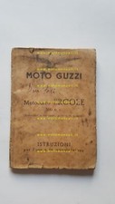 Moto Guzzi Ercole 500 1955 manuale uso manutenzione motocarro originale