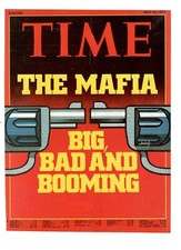 MAFIA BIG BAD AND BOOMING 1977 TIME solo la cover originale incorniciare