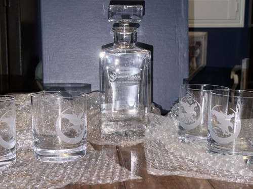Nighthawk set decanter whisky - nighthawk,