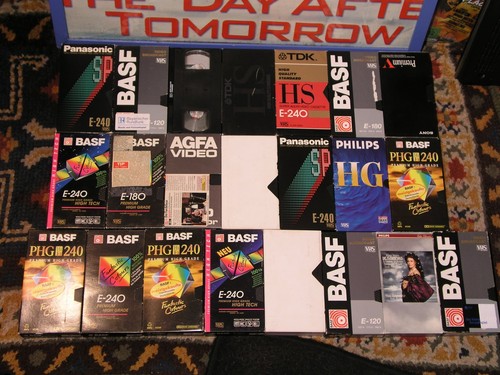 Cassette vuote vhs - cassette,