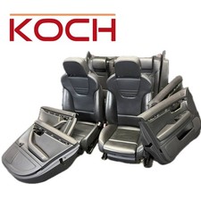 RECARDO rivestimento in pelle Audi A4 S4 B6 B7 8E PELLE NERO sedili sportivi