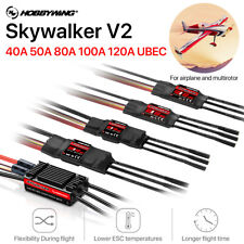 Hobbywing 40A 50A 80A V2 Brushless ESC Reverse Brake per aerei RC Fixed Wing