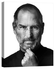 quadro steve jobs Stampa su tela Canvas effetto dipinto 
