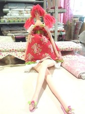 BAMBOLA DI PEZZA FATTA A MANO