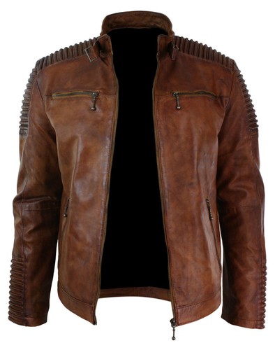 Giacca moto uomo pelle - giacca,
