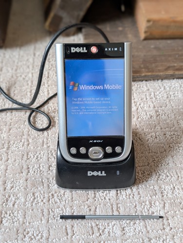 Dell axim x50v windows mobile - dell,