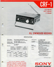 Sony CRF-1 Radio onde corte