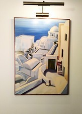 Olio su tela - Santorini i