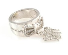 Anello Roberto Giannotti Charm Angelo Pendente in Argento 925 e Zirconi GIA102